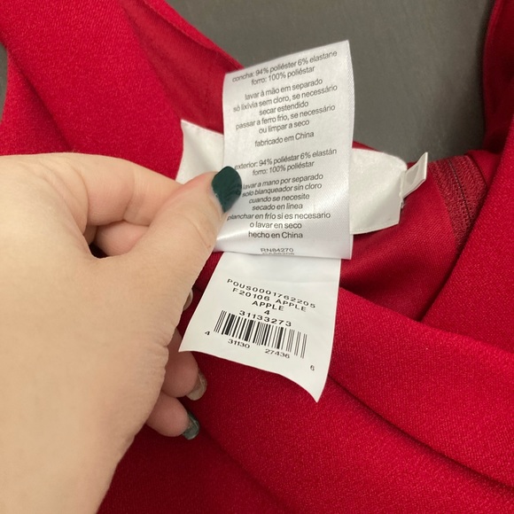 🆕David’s Bridal Off The Shoulder Stretch Crepe Dress - Picture 8 of 11